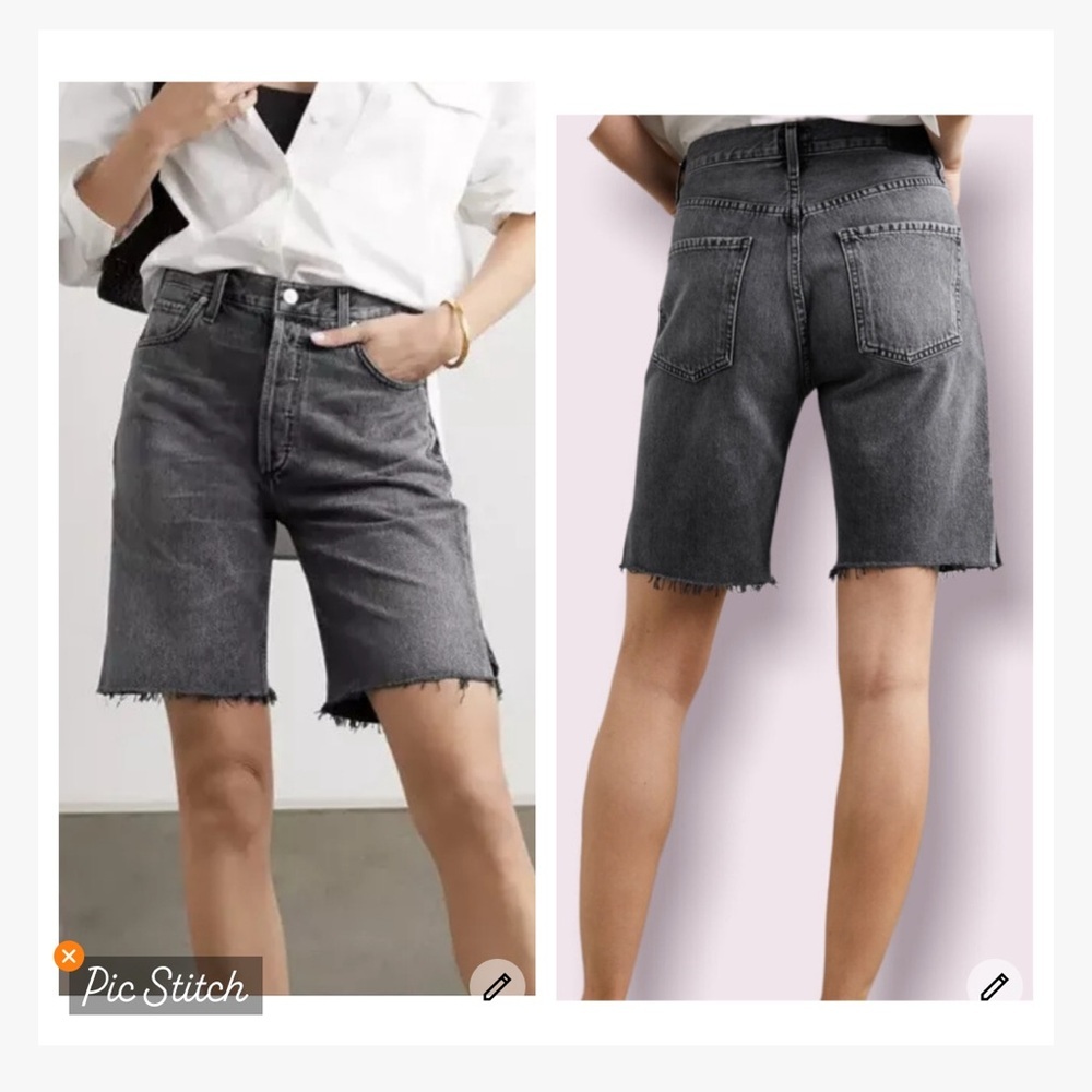 Citizens of Humanity Camilla Shorts Washed Black